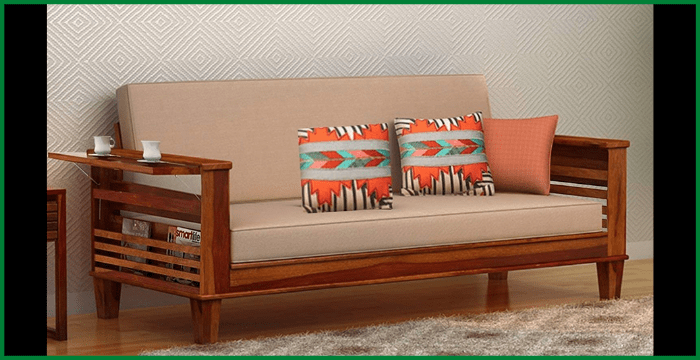 Wooden Sofa Set Under ₹20000 | 2 and 3 Seater Wooden Sofa Set Under ₹20000